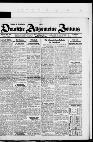 Deutsche allgemeine Zeitung on Mar 24, 1926