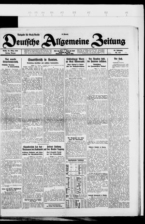 Deutsche allgemeine Zeitung vom 26.03.1926