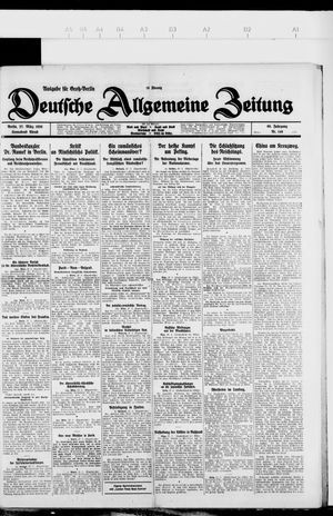 Deutsche allgemeine Zeitung vom 27.03.1926