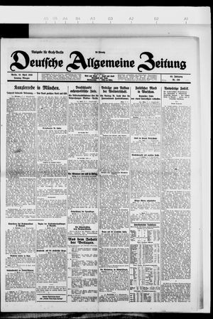 Deutsche allgemeine Zeitung vom 18.04.1926