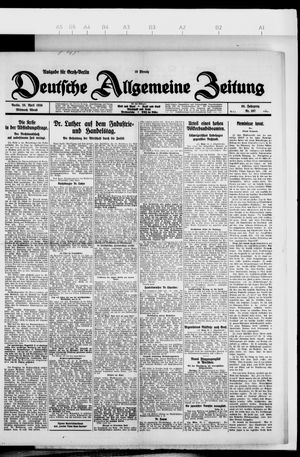 Deutsche allgemeine Zeitung vom 28.04.1926