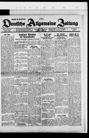 Deutsche allgemeine Zeitung vom 05.05.1926