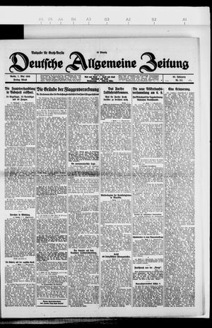 Deutsche allgemeine Zeitung on May 7, 1926