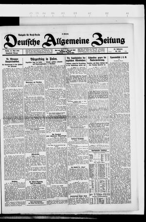 Deutsche allgemeine Zeitung vom 15.05.1926