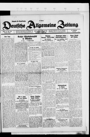 Deutsche allgemeine Zeitung vom 25.05.1926