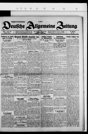 Deutsche allgemeine Zeitung on Jun 1, 1926