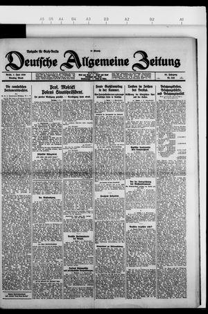 Deutsche allgemeine Zeitung on Jun 1, 1926
