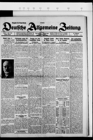 Deutsche allgemeine Zeitung vom 04.06.1926