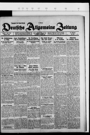 Deutsche allgemeine Zeitung on Jun 9, 1926