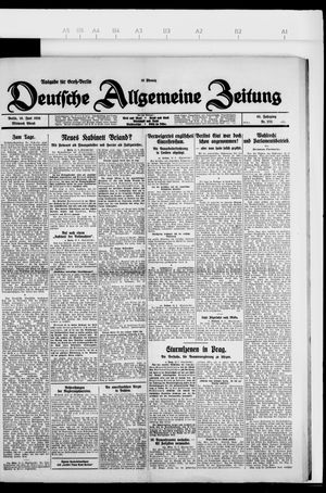 Deutsche allgemeine Zeitung vom 16.06.1926