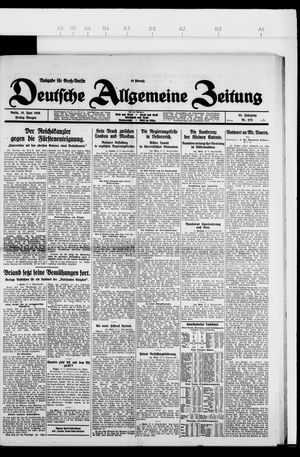 Deutsche allgemeine Zeitung vom 18.06.1926
