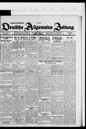 Deutsche allgemeine Zeitung vom 18.06.1926