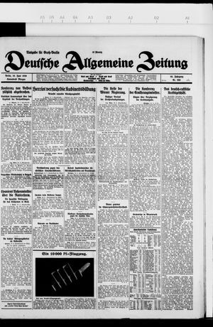 Deutsche allgemeine Zeitung vom 19.06.1926