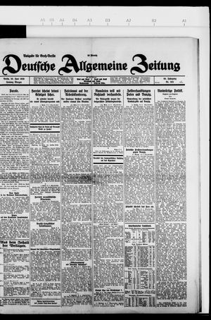 Deutsche allgemeine Zeitung on Jun 20, 1926