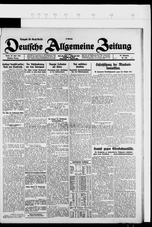 Deutsche allgemeine Zeitung vom 29.06.1926
