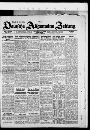 Deutsche allgemeine Zeitung vom 02.07.1926