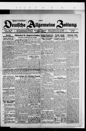 Deutsche allgemeine Zeitung vom 04.07.1926