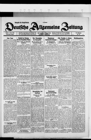 Deutsche allgemeine Zeitung vom 08.07.1926
