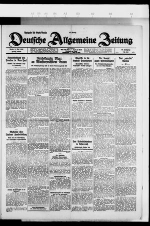 Deutsche allgemeine Zeitung vom 09.07.1926