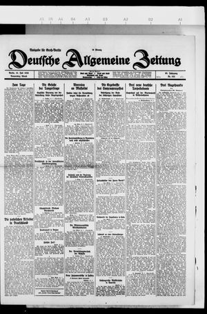 Deutsche allgemeine Zeitung vom 15.07.1926
