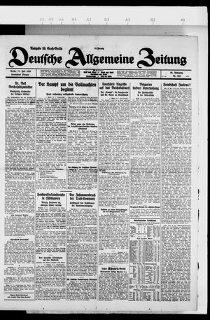 Deutsche allgemeine Zeitung vom 17.07.1926