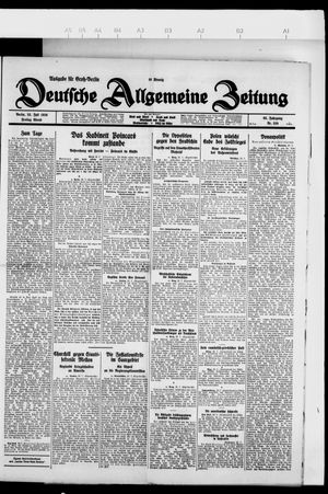 Deutsche allgemeine Zeitung vom 23.07.1926