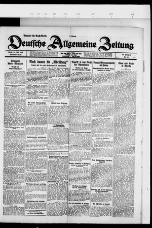 Deutsche allgemeine Zeitung vom 24.07.1926