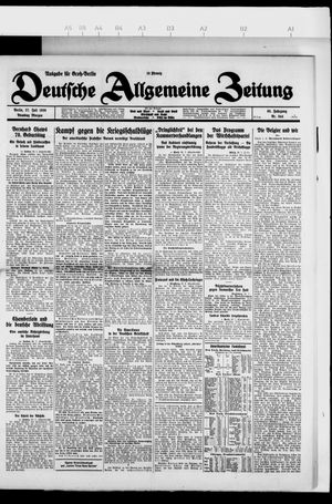Deutsche allgemeine Zeitung on Jul 27, 1926