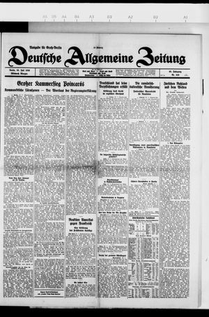 Deutsche allgemeine Zeitung vom 28.07.1926