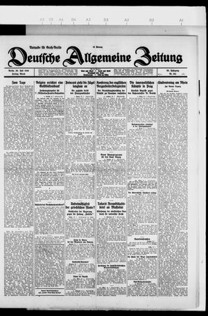 Deutsche allgemeine Zeitung vom 30.07.1926