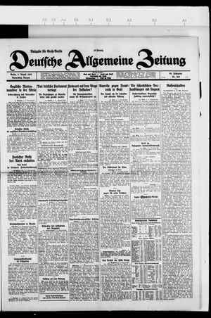 Deutsche allgemeine Zeitung vom 05.08.1926