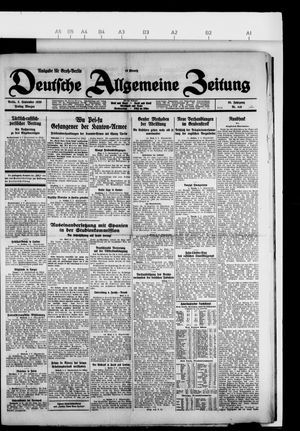 Deutsche allgemeine Zeitung vom 03.09.1926