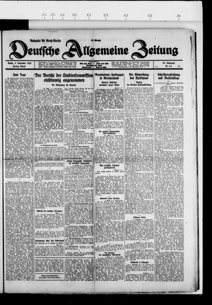 Deutsche allgemeine Zeitung vom 03.09.1926