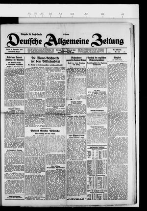 Deutsche allgemeine Zeitung vom 04.09.1926