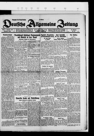 Deutsche allgemeine Zeitung vom 04.09.1926