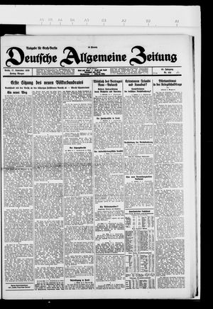 Deutsche allgemeine Zeitung vom 17.09.1926
