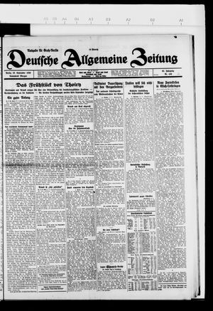 Deutsche allgemeine Zeitung vom 18.09.1926