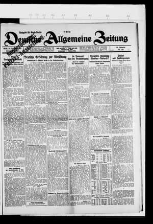 Deutsche allgemeine Zeitung vom 25.09.1926