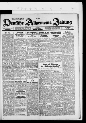 Deutsche allgemeine Zeitung vom 28.09.1926