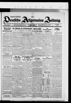 Deutsche allgemeine Zeitung on Oct 5, 1926