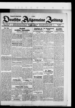 Deutsche allgemeine Zeitung vom 06.10.1926