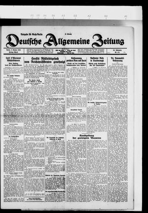 Deutsche allgemeine Zeitung vom 08.10.1926