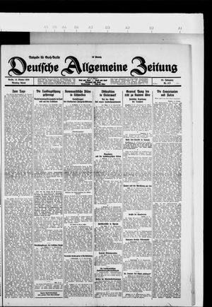 Deutsche allgemeine Zeitung vom 12.10.1926