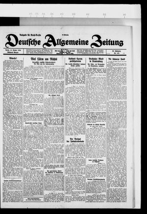 Deutsche allgemeine Zeitung vom 13.10.1926