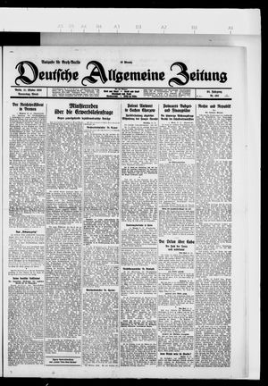 Deutsche allgemeine Zeitung on Oct 21, 1926