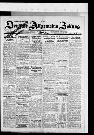 Deutsche allgemeine Zeitung vom 28.10.1926