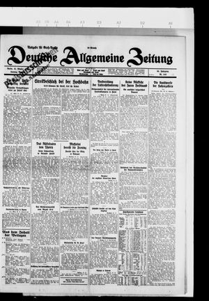 Deutsche allgemeine Zeitung vom 31.10.1926