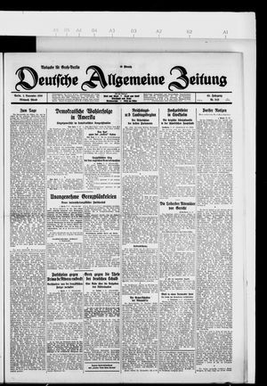 Deutsche allgemeine Zeitung vom 03.11.1926