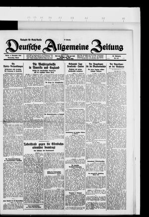 Deutsche allgemeine Zeitung vom 04.11.1926