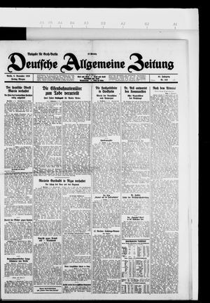 Deutsche allgemeine Zeitung vom 05.11.1926